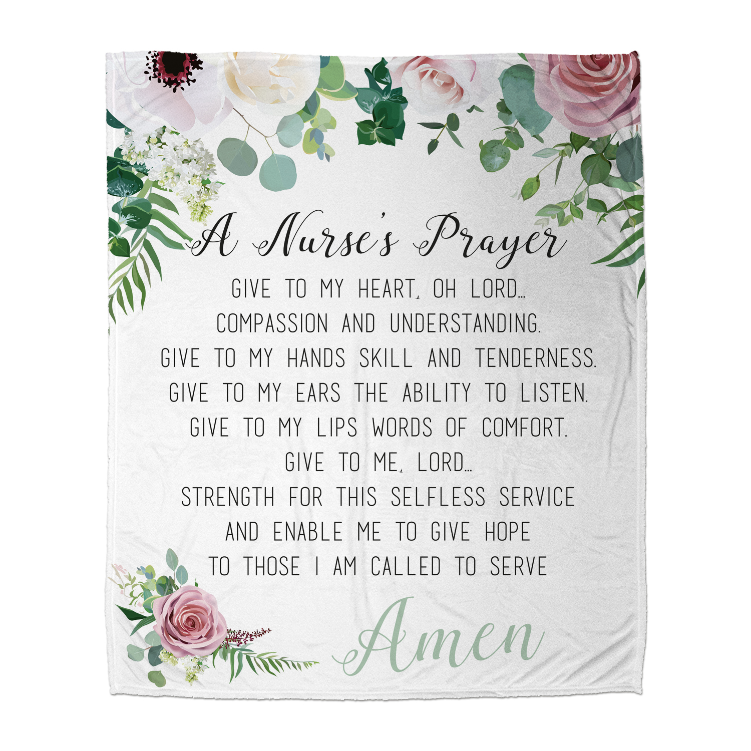 Nurse's Prayer Blanket