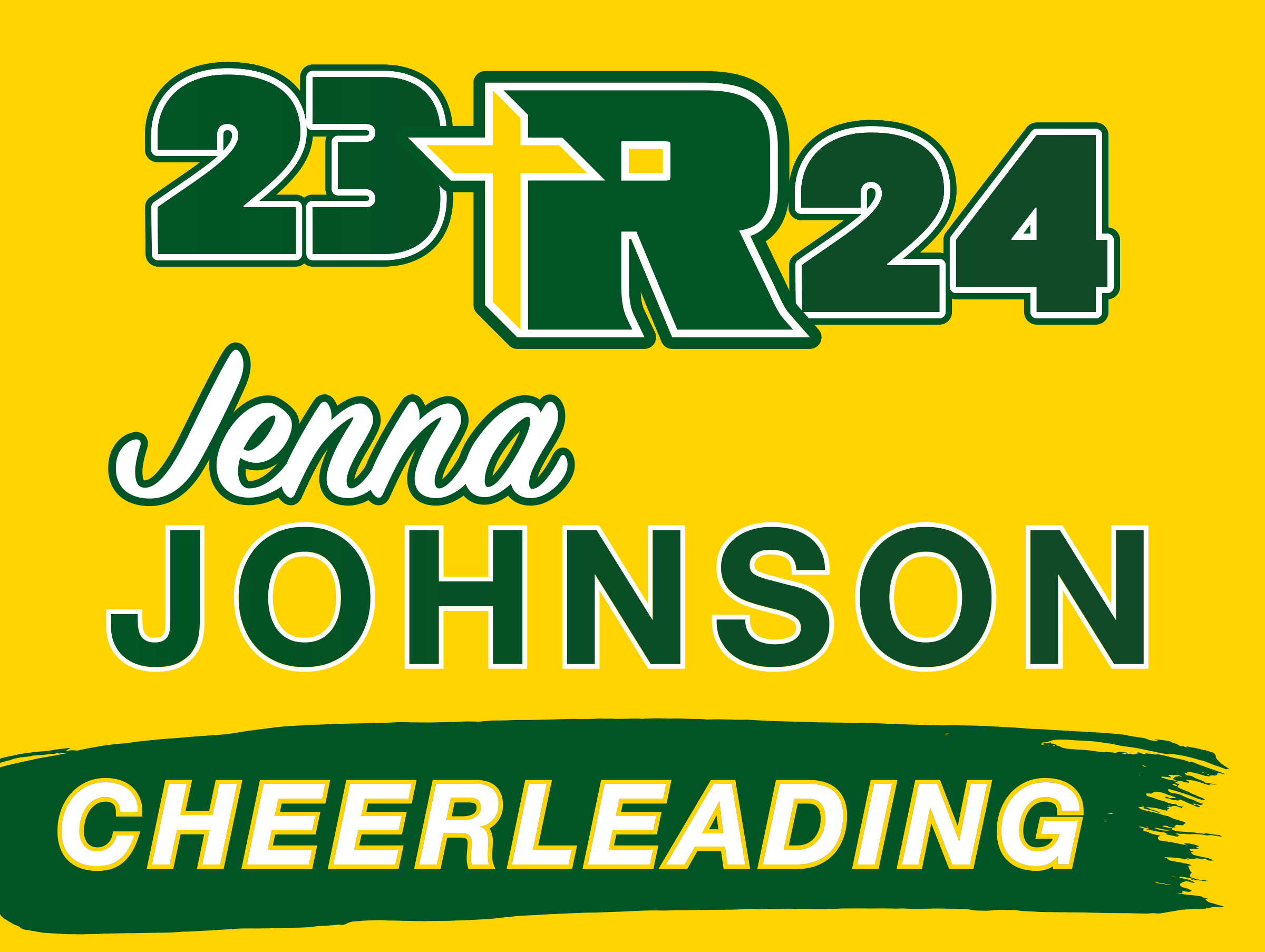 Roncalli Cheerleading Yardsign 20232024
